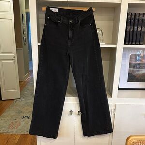GAP Black Wide Leg Jeans